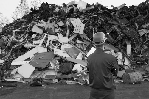 House clearance team working in Virginia Water home